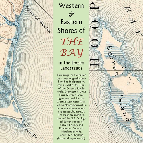 Map of the Bay in the Dozen Landsteads
