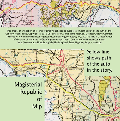 Map of central and western Mip