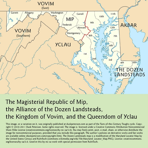 Map of the Midcoast nations